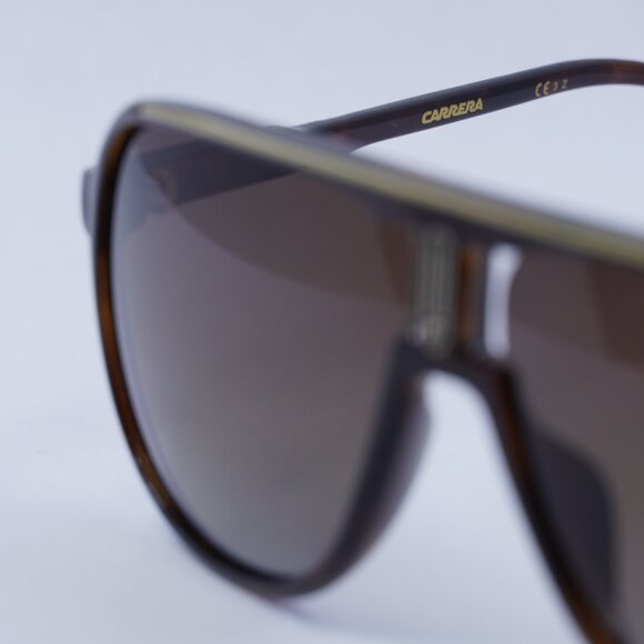 🕶️ New CARRERA 1047/S 0086 LA Sunglasses - Havana Frame, Brown Gradient Lenses - Picture 7 of 10